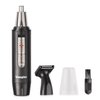 VEAGINS Nose Hair Trimmer for Men Wet Dry Facial Ear Hair Clipper with Vacuum System & Hypoallergenic Dual-Edge Blade Battery Operated Waterproof NT11