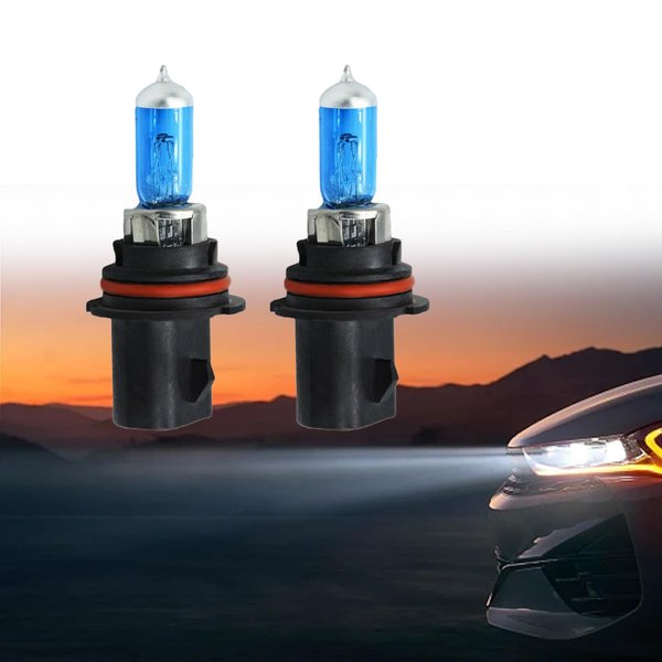 2PCS Halogen Headlight Bulb, Car Super Bright LED Bulb, 9004/9007 LED Headlight Bulbs, 12V 100W Low Beam and Fog Replacement Bulb, Plug-and-play, Car Hod Halogen Lamp for Most Cars