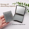 Jutqut Oil Blotting Sheets for Face With Travel Makeup Mirror- Bamboo Charcoal 200 sheets, Blotting Papers for Face, Oil Absorbing Sheets for Face, Makeup Friendly, Blotting Papers for Oily Skin