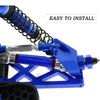 RCMYou Drive Shaft CVD Axles & Center Driveshaft High Speed Support Upgrades Part for 1/10 Arrma Senton Granite 3s Blx & Mega550,Vorteks 4x4 3S BLX,4Pcs Front Rear Driveshafts,Navy Blue