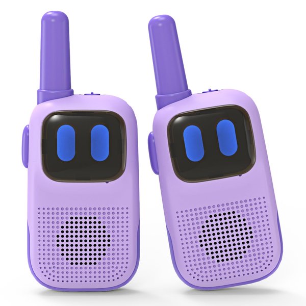 AIKTUPSY 2 Pack Gifts for 3-7 Year Old Girls 1000FT Range 2 Channels 2 Way Radio, Walkie Talkie Children Backyard Play Boy Toys Age 4 5 6 7 8 Years Old