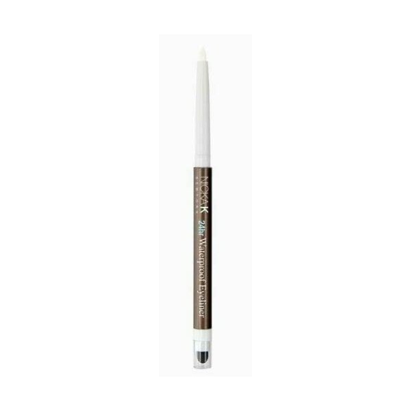 NICKA K NEW YORK 24HR WATERPROOF GEL EYELINER MAKEUP (6 PACK, NYA45 - WHITE)