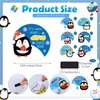 CroBlissful 30 Sets Christmas Religious Penguin Craft for Kids Winter Penguin Magnet Craft Kit Christian Jesus Loves You Craft Make Your Own Penguin Craft for Sunday School Xmas Home Activities Decor