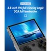 RG35XX Plus Retro Video Handheld Game Console Linux System 3.5 in IPS Screen Built-in 3300mAH Battery 64G TF Card Preinstalled 5500 Classic Games(RG35XX Plus Black New)