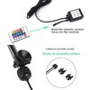 S SMIFUL LED Aquarium Lights RGB Fish Tank Lights Underwater IP68 Waterproof Submersible Remote Control Lid Hang Lights Color Changing Small Fish Aquarium Tank Pond Waterfall Lighting, 7.5 inch