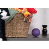 OtterPets Toy Bin for Pets, Bone Shape Basket, Seagrass Storage, Handmade, Dog Toy Bin Organizer