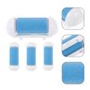 SUPVOX 4pcs Replacement Roller Refill Heads for Electronic Foot File Refill (Blue)