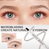 HSEE Eyebrow Pen - Eye Brown Makeup, Eyebrow Pencil with a Micro-Fork Tip Applicator Creates Natural Looking Brows Effortlessly and Stays on All Day, Dark Brown/Chestnut
