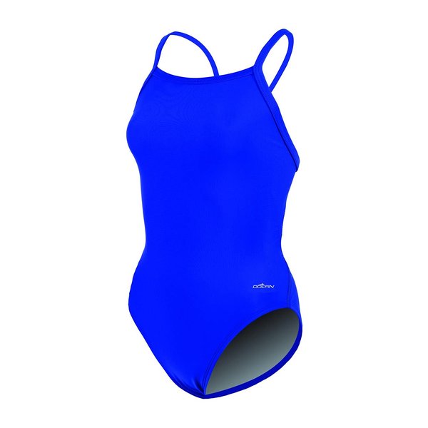 Dolfin Swimwear Solid V-2 Back - Royal 475, 26