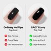 GAOY Gel Top Coat and Peel Off Base Coat Set, 16ml 2 Pcs Clear No Wipe Finish and Peelable Foundation Combination for UV Light Gel Nail Polish