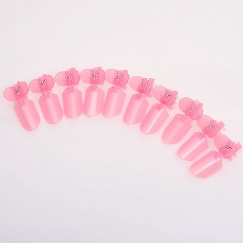 10x Cute Nail Art Tips Nail Polish Protection Clipper