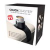 CouchCoaster - The Original and Patented Armrest Couch Cup Holder – A Weighted, Silicone, Anti Slip Coaster Stops Spills On Your Sofa, Arm Chair Or Recliner and Keeps Drinks Within Reach, Mocha Brown