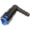 Dorman 800-091 Fuel Line Quick Connector 90 Degree Angle 3/8 In Steel To 5/16In Nylon Tubing, 2 Pack
