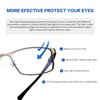 Stamen Blue Light Blocking Glasses for Men, Anti Eye Strain/Glare Better Sleep, Computer/Gaming Blue Blocker Glasses (Silver Grey)