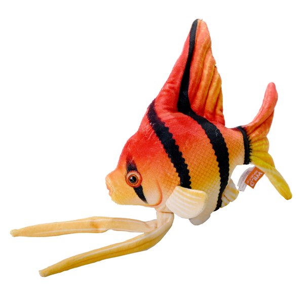Wild Republic Coral Reef, Angelfish, Stuffed Animal, 6 inches, Gift for Kids, Plush Toy, Fill is Spun Recycled Water Bottles