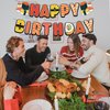 DIADARL Sushi Happy Birthday Party Banners, Sushi Birthday Party Decorations, Sushi Party Supplies, Japanese Sushi Party Decorations for Sushi Theme Baby Shower Supplies