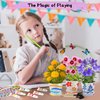 Paint & Plant Children’s Gardening Kit for Girls Boys Toys Garden Flower Gardening Gift for Kids Flower Pots Seeds Art Craft Grow Garden Planting Set for Kids Age 4 5 6 7 8 9 10 11 12 13 14 Years Old