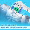 16pcs Replacement Brush Heads Compatible with Oral B Electric Toothbrushes. Pack of 4 Precision Clean,4 Cross Clean,4 3D Whitening Clean and 4 Sensitive Clean.