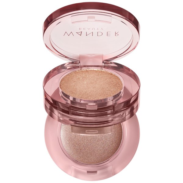 Wander Beauty Double Date Eye Shadow Duo - Smitten/Swoon (Warm Amber + Rich Bronze) - Cream High Pigment Eye Shadow Palette - Satin Shimmer Eyeshadow - Womens Eye Makeup With Vitamin E - 0.07 oz