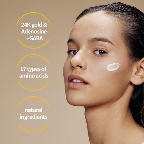 1.618 Gold Intensive Anti-Aging Wrinkle Care Cream 3.52oz - For Dry Skin, Multi-Purpose Day & Night Cream