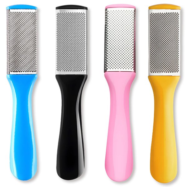 Kootinn 4 Pcs Pedicure Foot Files Callus Remover with Double Sided Feet Rasp for Dead Skin - Professional Foot Care Tools to Removes Hard Skin Corns for Dry and Wet Feet