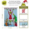 Franco Dr. Seuss The Grinch Holiday 13 Piece Shower Curtain and Ring Set, (100% Officially Licensed Product)