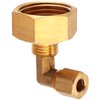 LASCO 17-8387 3/4 Female Garden Hose Thread by 1/4-Inch Compression Brass 90-Degree Ell/Elbow
