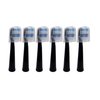 6-Pack Replacement Toothbrush Heads for Dnsly Fairywill FW507/FW508/FW917/FW909/FW949/FW958/FW507B/FW908/FW610/FW659/FW719/FW910 KIPOZI Sboly Sonic Electric Toothbrush (Black)