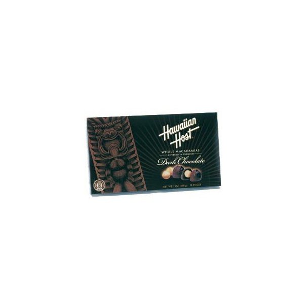 Premium DARK CHOCOLATE Covered Whole Macadamia Nuts - Hawaiian Host Brand