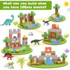 Magnetic Blocks 108PCS Magnetic Building Blocks for Boys 6-8 with 6 Dinosaur Toys, Magnetic Building Blocks Toddler Toys STEM Sensory Toys for 6+ Year Old Boys & Girls, Creative Kids Games Kids Toys