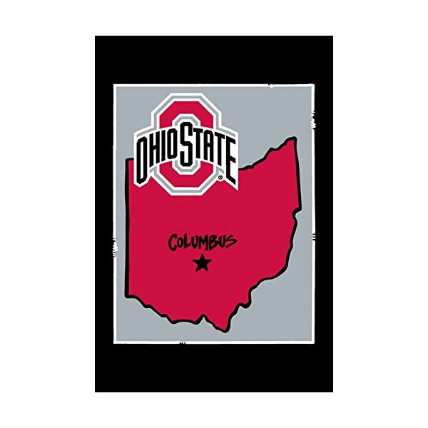 Collegiate Garden Flag (Ohio State "State")