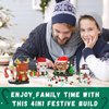 Christmas Building Blocks Sets, 4in1 Building Brickheadz Kit, Santa/Reindeer/Snowman/Gingerbread Man Blocks Bricks Set Christmas Decorations and Gifts for Kids, Boys, Girls, Adult 853PCS (2023 New)