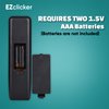 EZclicker LG TV Remote | Big Button TV Remote Control for All LG TV ONLY (Black) Simplified and Easy to Use (2xAAA Batteries not Included)