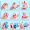 Unicorn Squishy Jumbo Squishies- 6 Pack Narwhal Squishy Unicorn Cake Scented Squishies Pack Slow Rising Squishies Stress Reliever Toys for Girls and Boys Unicorn Party Favors