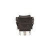 NSI 77060RQ Rocker Switch, On Off-On Circuit Function, DPDT, 20/10 amps at 125/250 VAC, 0.75" Width, 1.348" Height, 0.762" Depth, Black