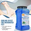 SPA REDI - Massage Cooling Gel for Pedicure, with Menthol, Peppermint Extract - Professional Strength Pedicure Foot and Leg Ice Cooling Gel Massage Therapy (Mint and Eucalyptus, 1 Gallon)