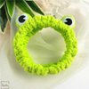 Sofita Funny Frog Headband Cute Frog Eye Elastic Headband for Face Washing Skincare Makeup Spa Headband Frog Head Wrap Green Frog Hair Band Funny Gifts for Women Teen Girls