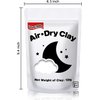 ifergoo White Air Dry Clay, Modeling Clay for School Art & Craft Project. Refill White Clay for Kids Age 3-12, Boys and Girls Gift