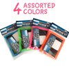 ArtCreativity Neon Chalkboard Set for Kids - 12 Kits - 1 Mini Chalk Board, 2 Chalk Sticks, and 1 Eraser Per Kit - Art Birthday Party Favors for Boys and Girls, Unique Stationery Goodie Bag Fillers