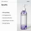 FRANKLY Deep Cleansing Oil - BHA & LHA Pore-Purifying, Blackhead Remover, Makeup Remover, Hydrating with Amino Acids & Hyaluronic Acid | All Skin Types Korean Skincare | Vegan & Cruelty-free | 6.8 oz