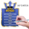 ukebobo 30 Gaming Party Invitations Card with Envelopes - Double Sided - Video Game Invitations - Game Party Supplies