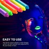 12 Pcs Glow in The Dark Body Face Paint Neon Glow in The Black Light UV Fluorescent Crayons Paint Sticks Makeup Kit for Kids Adults Halloween Masquerade Mardi Gras Blacklight Birthday Party