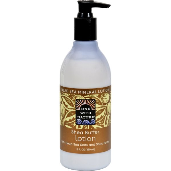 One With Nature Dead Sea Shea Butter Lotion, 12 Ounce -- 2 per case.