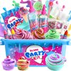 Ice Cream Candy Mini Slime Kit,Can Making Butter Slime,Foam Balls Slime, Party Favors for Kids,Stress Relief Toys,for Girls Boys 6-12