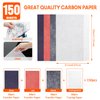 90PCS Graphite Transfer-Paper and 60PCS Tracing-Paper - Carbon Paper for Tracing Graphite Paper Carbon Copy Paper for Wood,Craft,Canvas DIY A4 Size 8.5 X 11 Inch