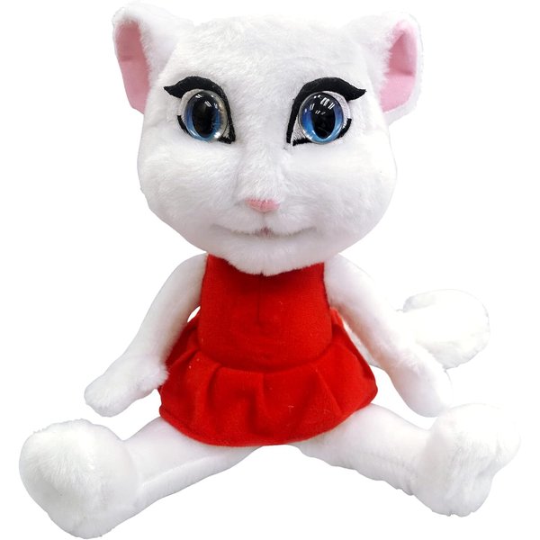 Relsy Talking Friends Talking Angela Animated Interactive Cuddly Plush Toy with Talkback 12 Inches / 30CM Tall