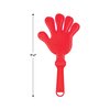 Beistle 12-Pack Red Plastic Hand Clappers Noismakers, 7-1/2-Inch, 7.5 Inches