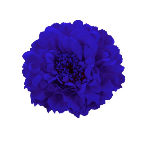TOKIMMASH Boho Peony Flower Hair Clip, Blue, Hair Accessories, Women's