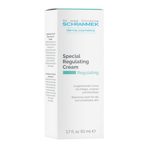 Schrammek Special Regulating Cream (1.7 fl oz) - For Oily & Mixed Skin - Aloe Vera & Vitamin E - Face Moisturizer & Face Cream - Skin Care - Dr