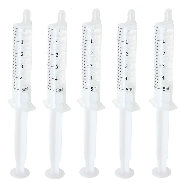Bright White Smiles Teeth Whitening Kit, 35% Carbamide Peroxide Gel for Professional Results at Home, Whiter Refill System Includes 5X 5cc/ml Syringes